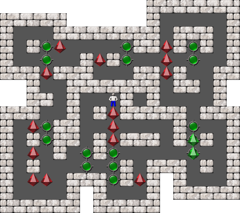 Sokoban Kevin B. Reilly Arranged level 38